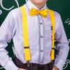 Suspenders Bowtie Set Kids Boy Girl Childrens Christmas Gift Designer Adjustable Y-Back Braces Wedding Clothing Accessories