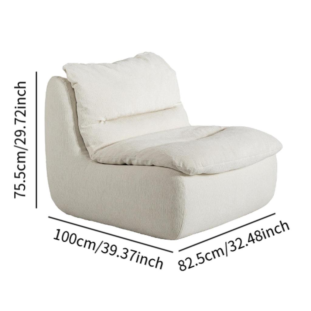 Floor Lounge Sofa Accent Couch Home Decor Fireside Chair Leisure Lazy Couch for Office Furniture Dorm Room Apartment Living Room
