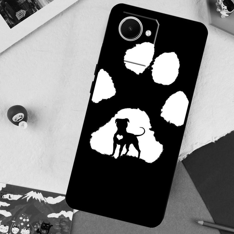 Cat Dog Paw Design For Realme 13 Pro Plus 14 12 10 11 GT 6 5 6T GT7 Pro C51 C21Y C25S C75 C67 C61 C53 C55 Case