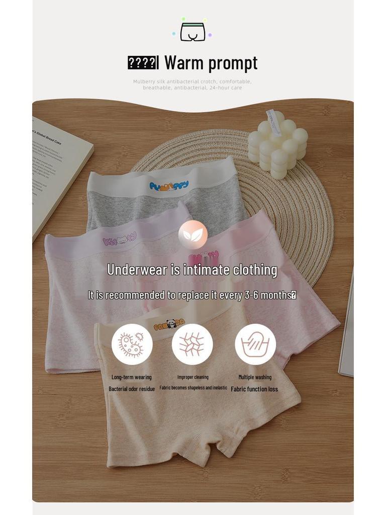Antibakterische Baumwoll-Boxershorts für Mädchen für Teenager und Kinder