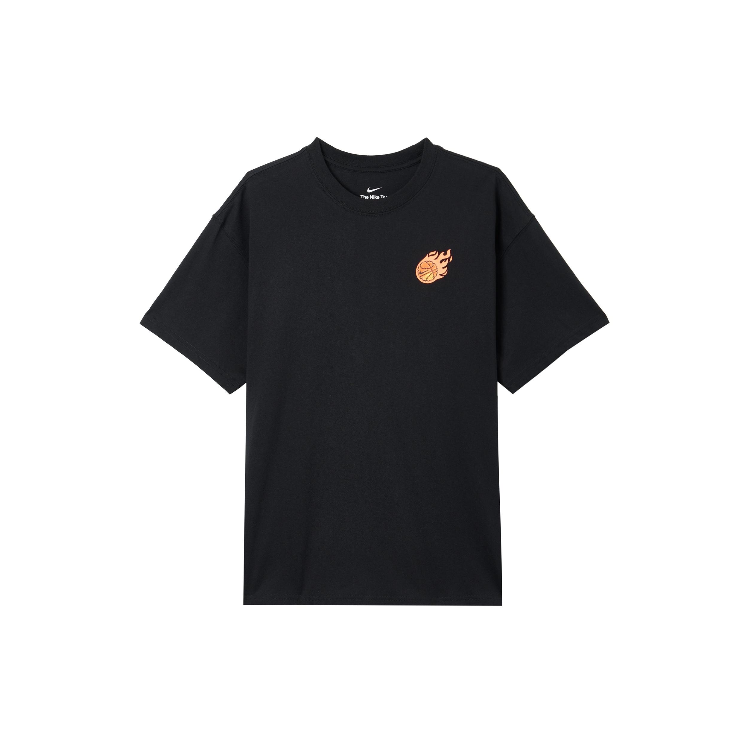 Nike Max90 Basketball T-Shirt Asia Sizing Black Men s FZ8082-010 L