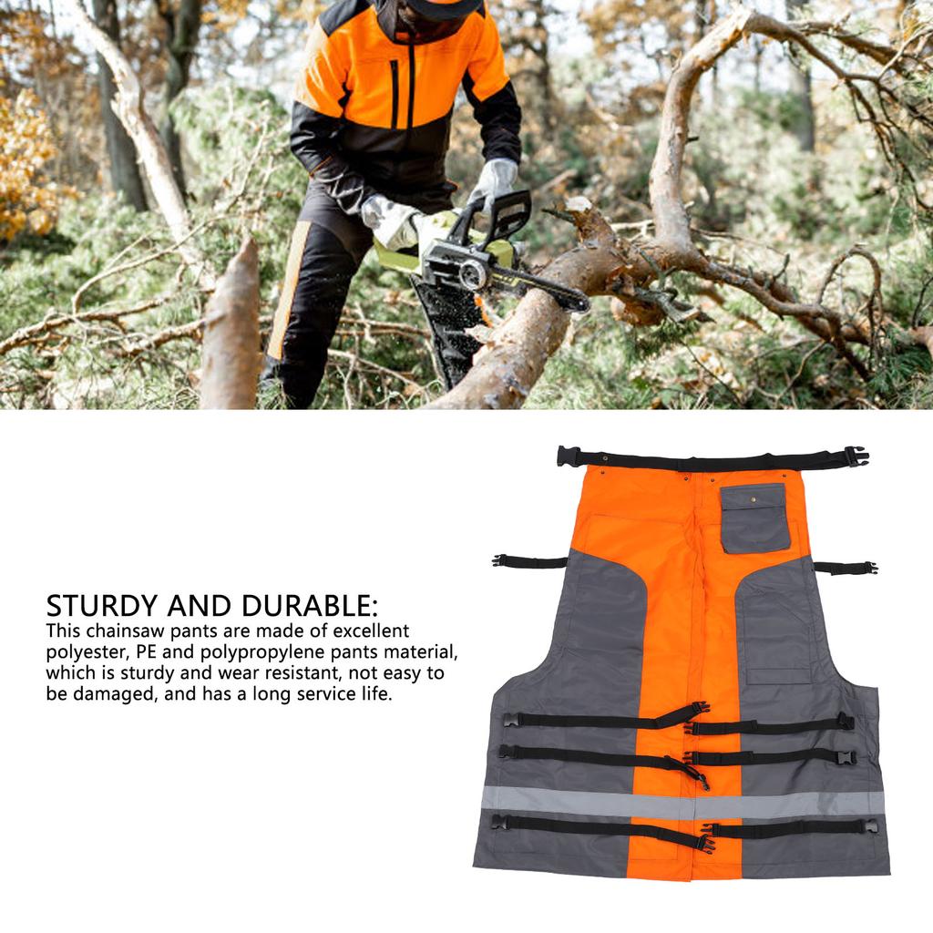 Chainsaw Protective Pants Durable and Elastic Forest Worker Safety Chainsaw Pants