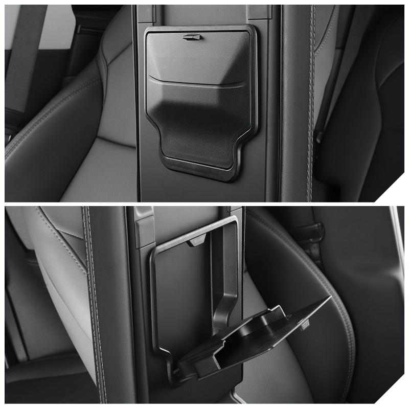 Car Armrest Hidden Storage Box For Tesla Model Y Juniper 2025 Model 3 Highland 2024-UP ABS Organizer Tray Interior Accessories