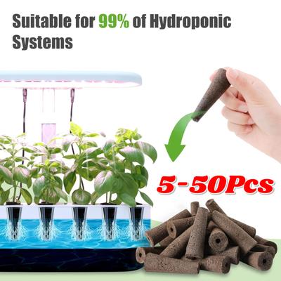 Hydroponik Samen Anzucht Schwämme Set, Samen Anzuchtsteine Pads, Garten Jungpflanzen Anzucht Schwämme Pflanz Anzuchtmedien Für Indoor Hydroponik Garten