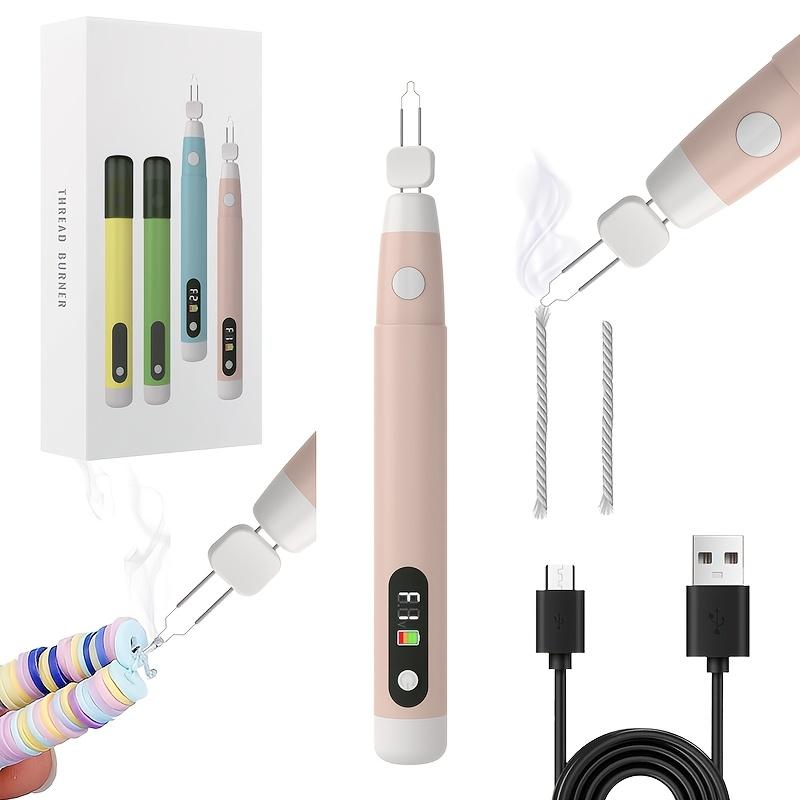 Thread Burner Kit - Plus 2 Pack Replacement Tips Included - Thread Zapper Tool for Finishing Bead Weaving, Sewing, Work