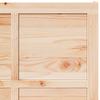 Barn Door Natural 80 x 2.5 x 208 cm Solid Pine Wood
