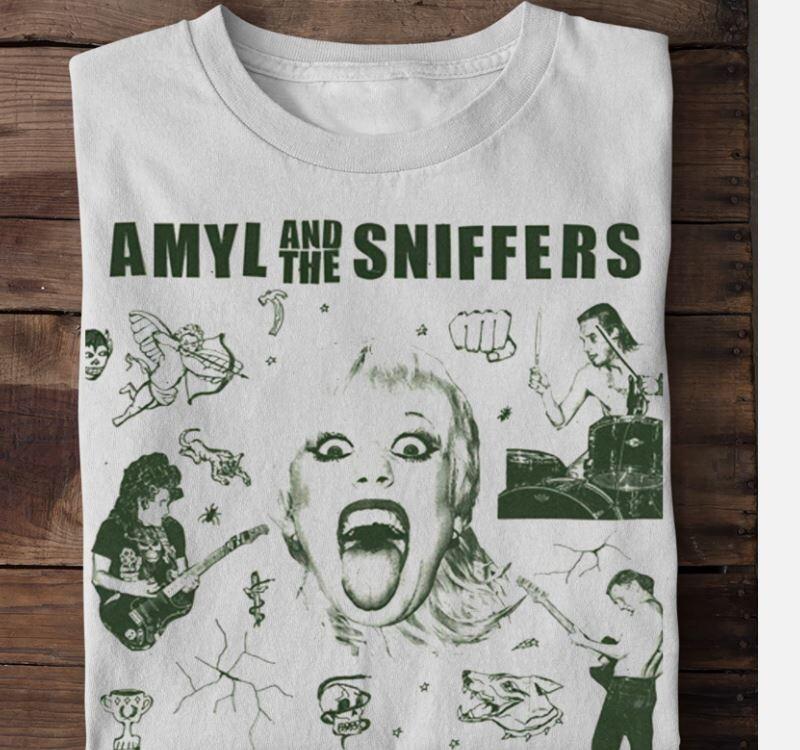 Редкая футболка Amyl And The Sniffers, размер от S до 5XL, подарок для фаната, базовая футболка, унисекс футболка S