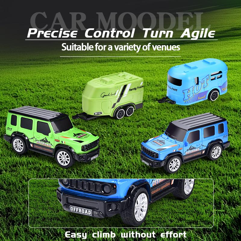 Kid 1: 64 Dual Mode Mini Remote Control Car Children's Toy Car Charging Wireless Simulation Alloy Off Road Vehicle RC Gift Boy