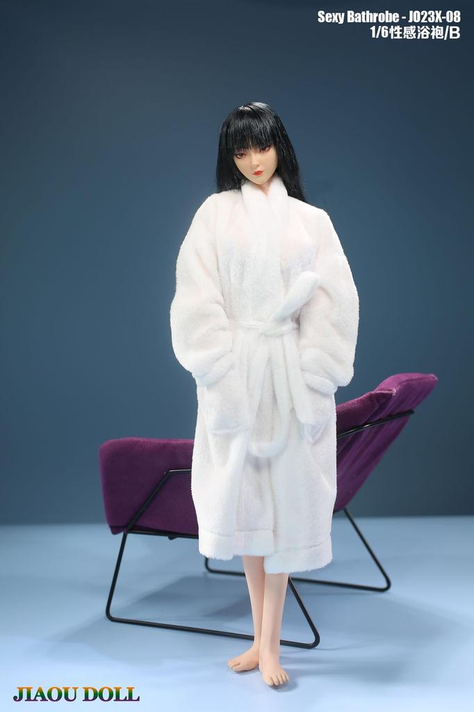 [TOYBARJAPAN] 16 Scale Action Figure Compatible with TBLeague Body JO23X-08 Beautiful Sexy Woman Pajamas Bathrobe Bath Skirt (body and Head Not