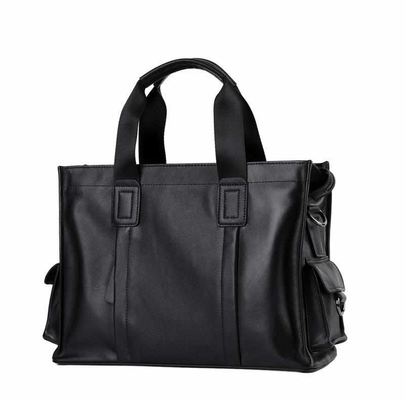 Herren Aktentasche Handtasche Großvolumige Lässige Dokumententasche Horizontale Laptoptasche