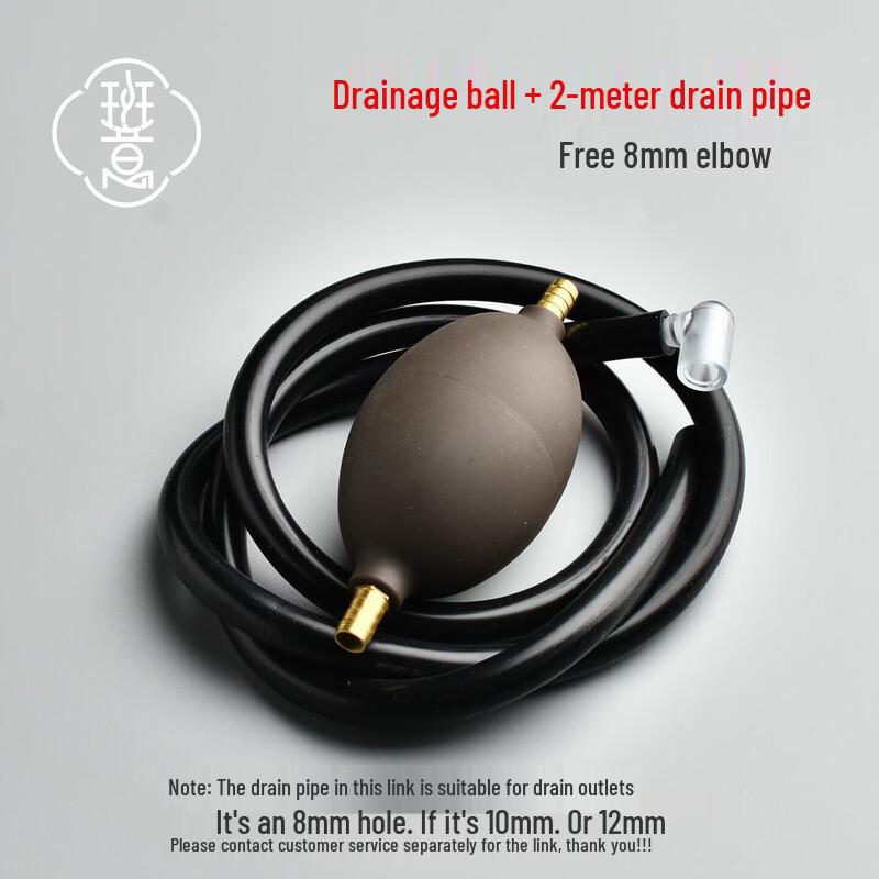 Tea Tray Drain Hose with Suction Ball