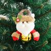 Christmas Bell Pendant Christmas Doll Cartoon Metal Round Bell Pendant Christmas Tree Decoration