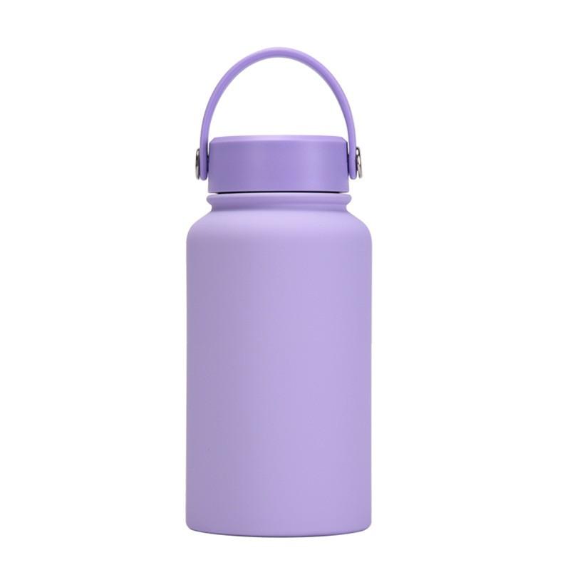 650ml Vacuum Insulated Stainless Steel Travel Water Bottle Outdoor Sports Office Daily Use Leakproof Portable 12H