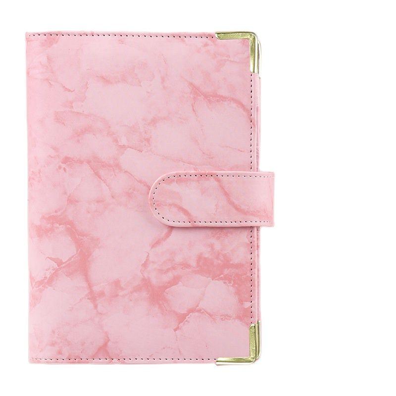 A5 A6 White Black Color Marble Binder DIY Binder Only Cover Diary Agenda Planner Paper Cover School Stationery