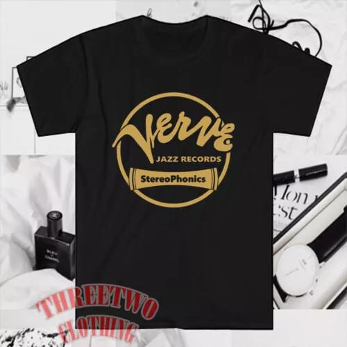 Verve Records Men s Black T-Shirt Size S to 5XL Unisex T-Shirt S