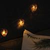 10 LEDs Heart Shape String Light 1.65m 5.41ft Battery Operated Fairy Lights Warm White String Lights for Bedroom Party