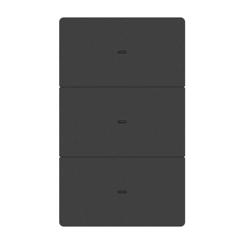 Factory Tuya Intelligent Wall Switch US Standard WiFi 1-4 Gang PC Push Button Lighting Switch APP Timed Control