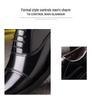Herren Schwarze Leder Formelle Schuhe - Vielseitig, Dicksohlig, Atmungsaktiv für Herbst/Winter