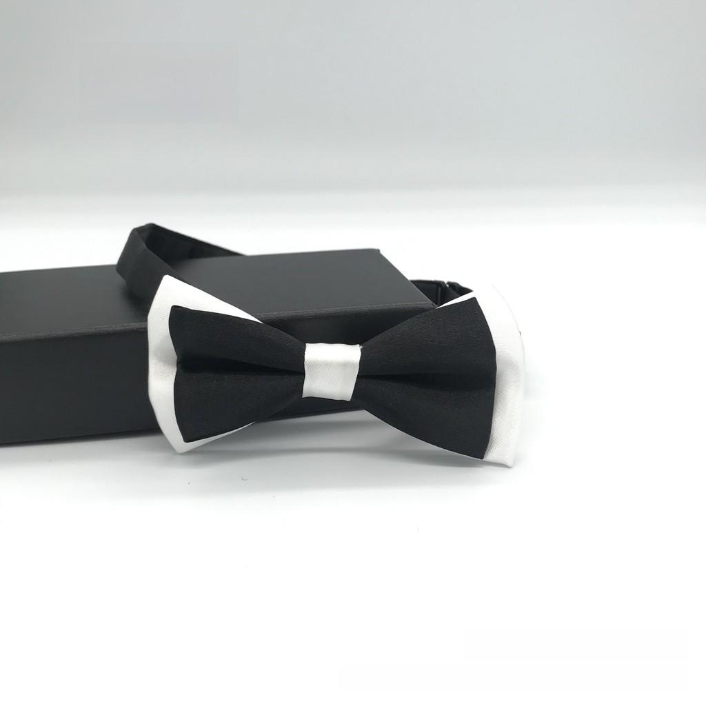 

Childrens Double Layer Bicolor Bow Tie With Classic Style For Kids Formal Events G03