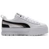 Puma Women's Mayze Platform Sneakers White Black 384871-02