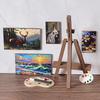 Mini Dollhouse Painting Easel and Palette Ornament - DIY Decorative Scene Accessories