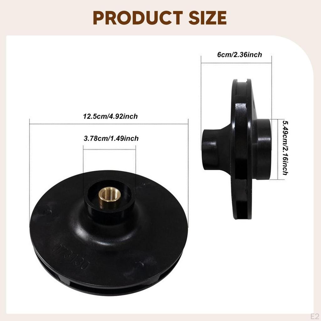Pool Pump Impeller 073130 Professional Replace Parts Pools Cleaning Equipment Filtration Sturdy