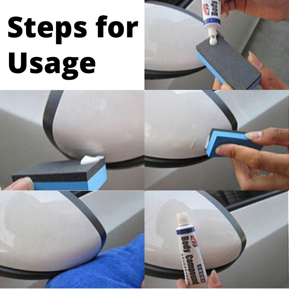 Car Wax Styling Car Body Grinding Compound MC308 Paste Set Scratch Paint Care Shampoo Auto Polishing Car Paste Polish Cleaning
