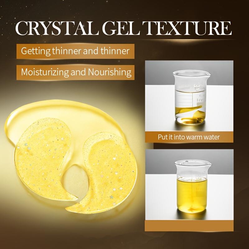 60pcs/box Orange VC Collagen Starry Eye Mask, Tighten, Nourish and Smooth Reduce Fine Lines Around The Eyes ,Remove Dark Circles Firming Eye Mask