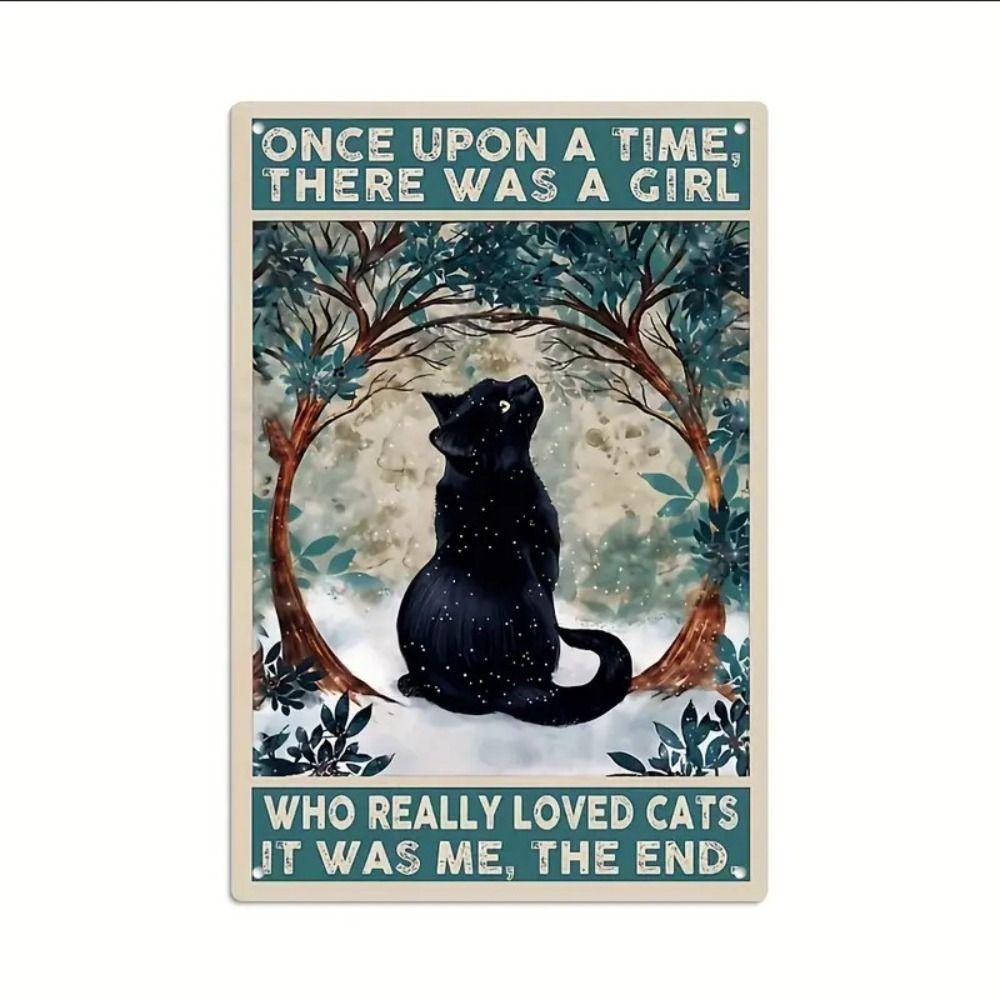 Vintage Metal Sign "Welcome to Wolf Cave" Outdoor Nature Decor 20x30cm