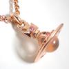 Pre-owned Vivienne Westwood Pink Gold Orb Pendant Necklace (j61-12)