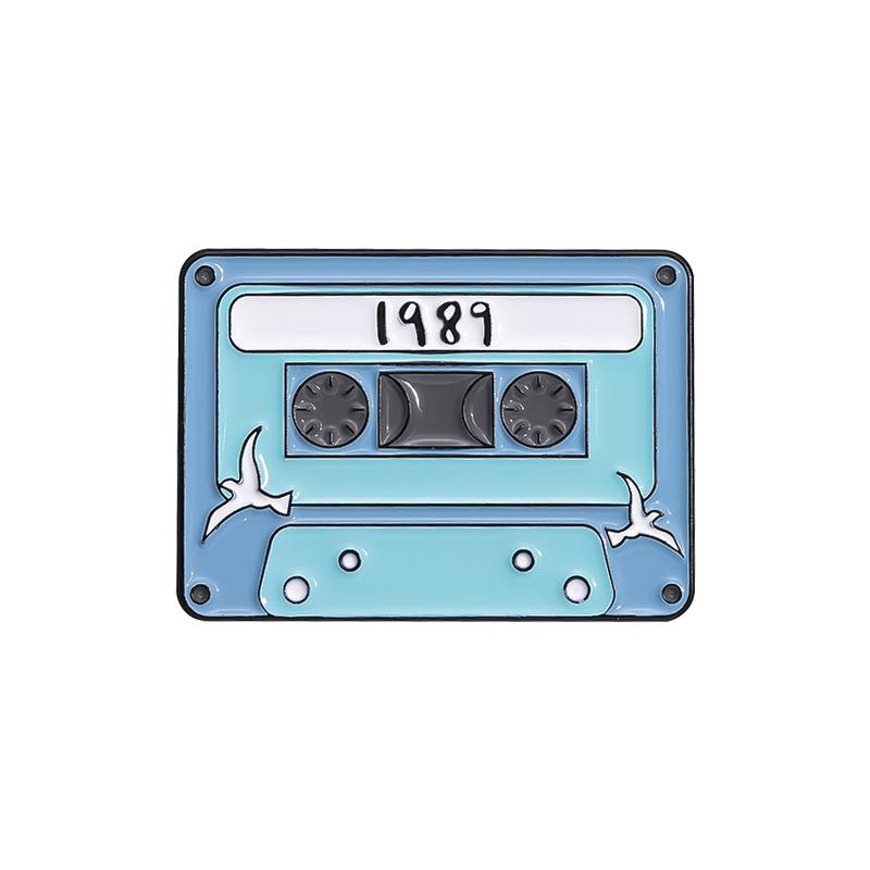 80s 90s Retro Music Cassette Tape Collection Enamel Pins Vintage Nostalgic CD Card Brooches Lapel Badge Jewelry Gift For Friends