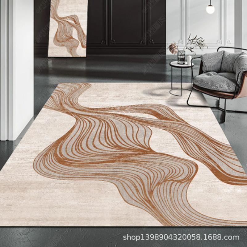 Dywan do salonu Nowoczesny i prosty Mata podłogowa do sypialni Duży dywan domowy