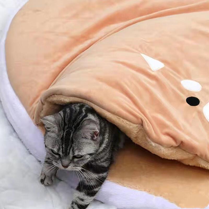 Soft Short Plush All-Season Pet Bed