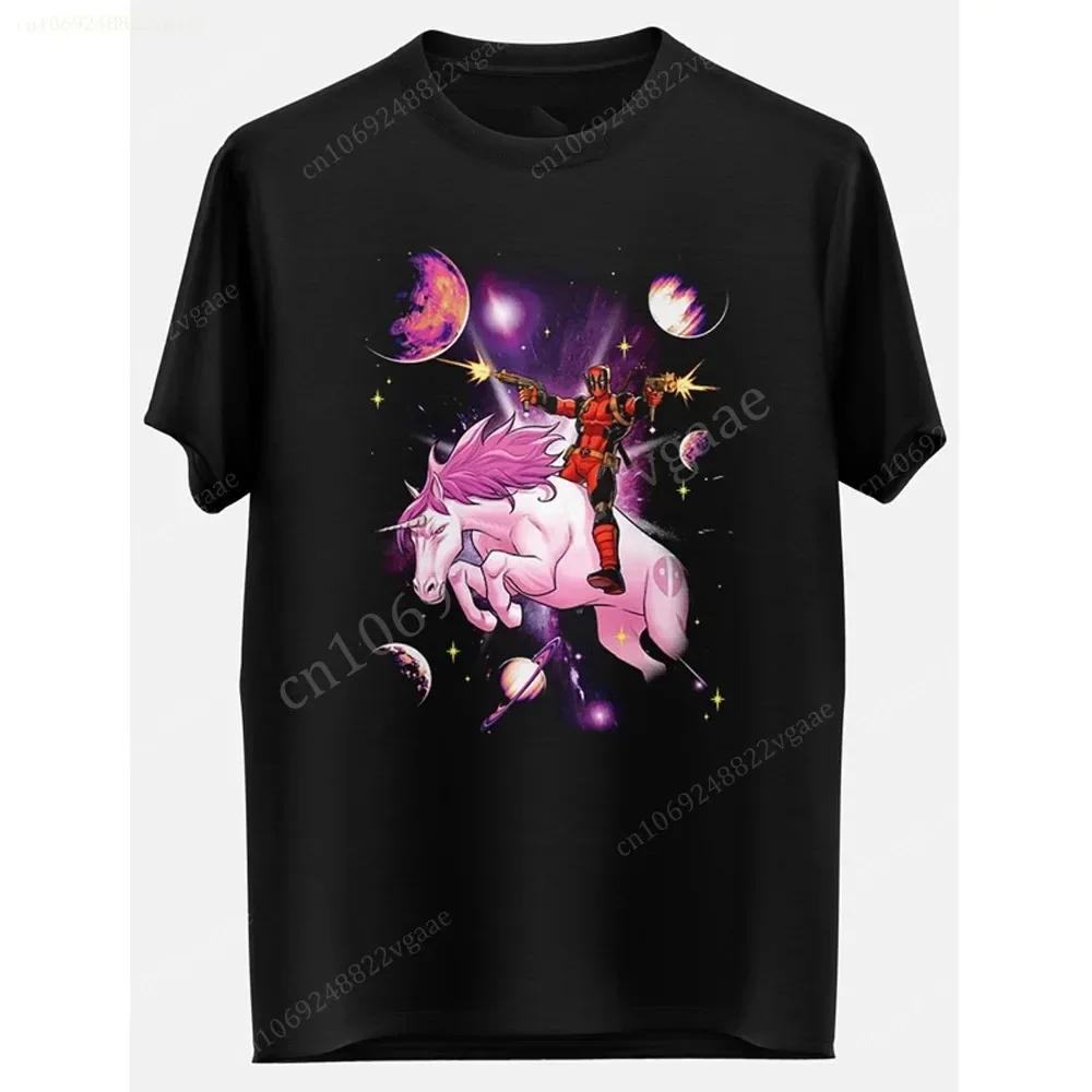 2025 New Deadpool T-Shirt X-Men Anime Graphic Print One-Piece Baseball Jacket Men's Casual Fall/Winter Top