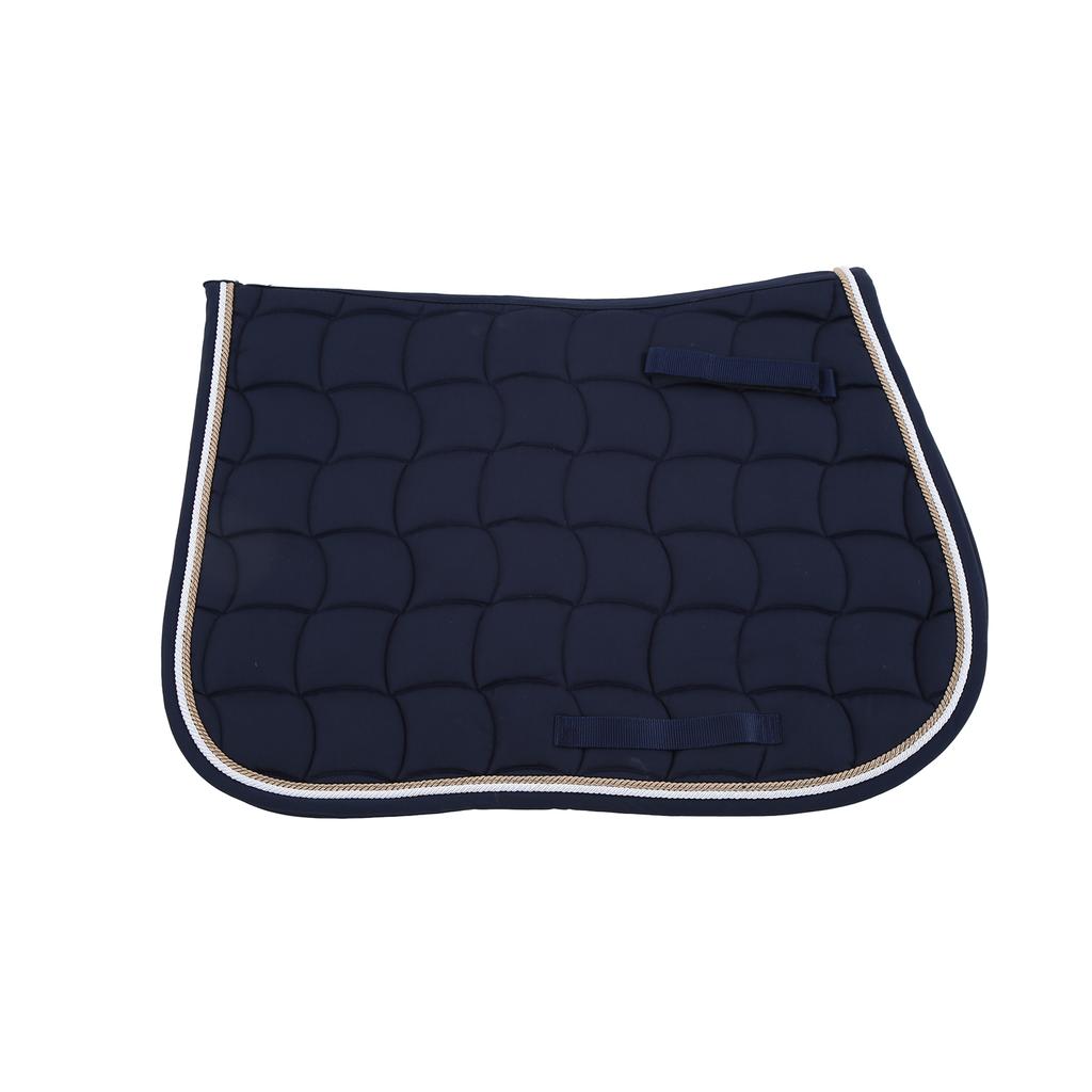 Saddle Pad Soft Breathable All Purpose Double Rope Saddle Pad with Hand Strap and Girth for Horses