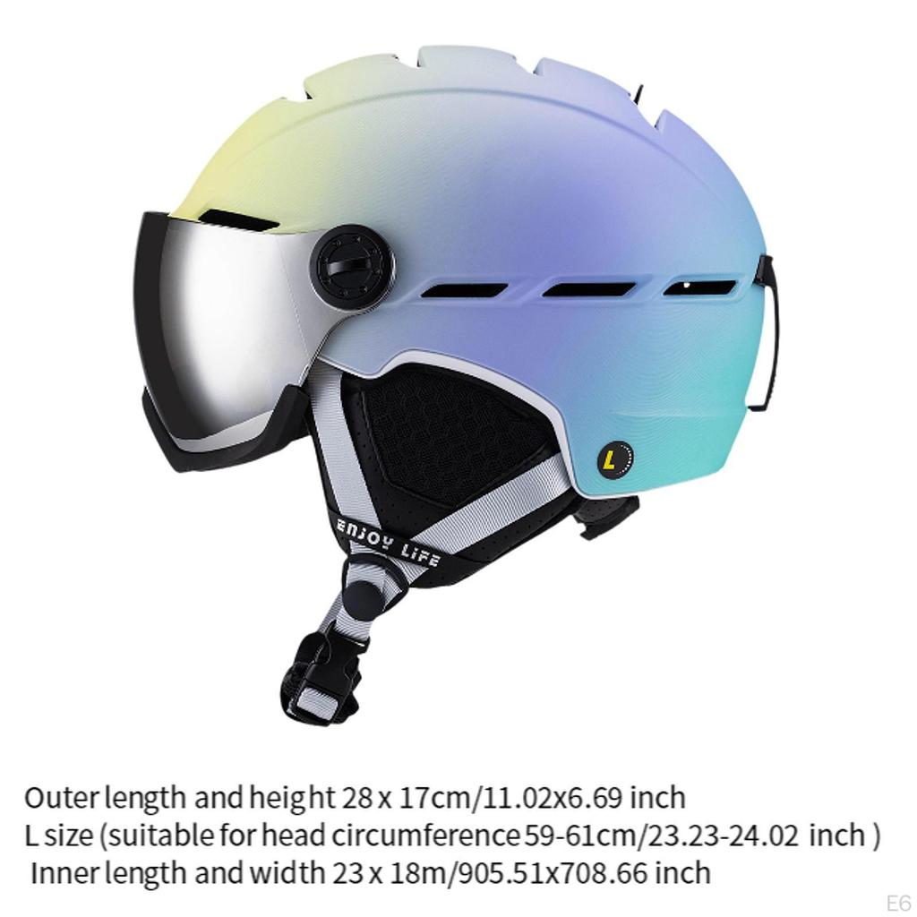 Ski And Snowboard Helmet with EPS Foam for Youth Adults