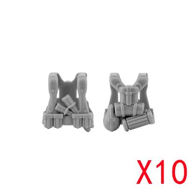 Building Blocks Soldier Figures Equipments Accessories Gifts Toys MOC USA Army Bulletproof Armored Vest Mini Bricks Toy DIY R28