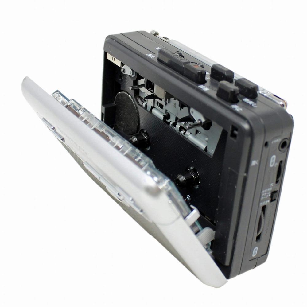 WINTECH Tape Recorder with Radio (FM Wide Compatible) Silver Auto Reverse PCT-11R2