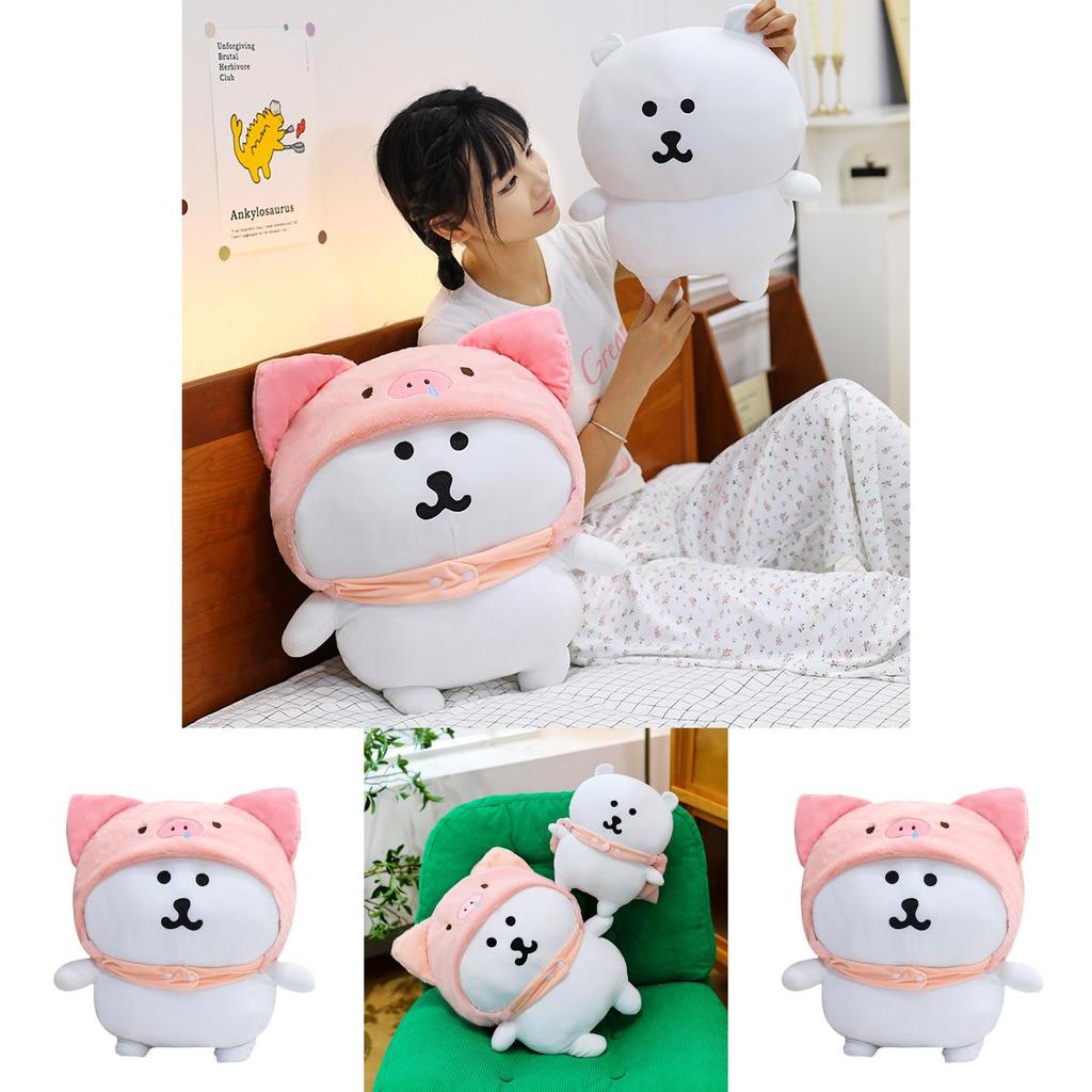 Joke Bear Plush Toy With Pig Hat Design For Kids Bedtime Comfort And Play