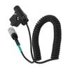 6PIN U94 Adapter Push To Talk Talkabout Radio Cable Plug Headset Connector for PRC?152 Talkabout