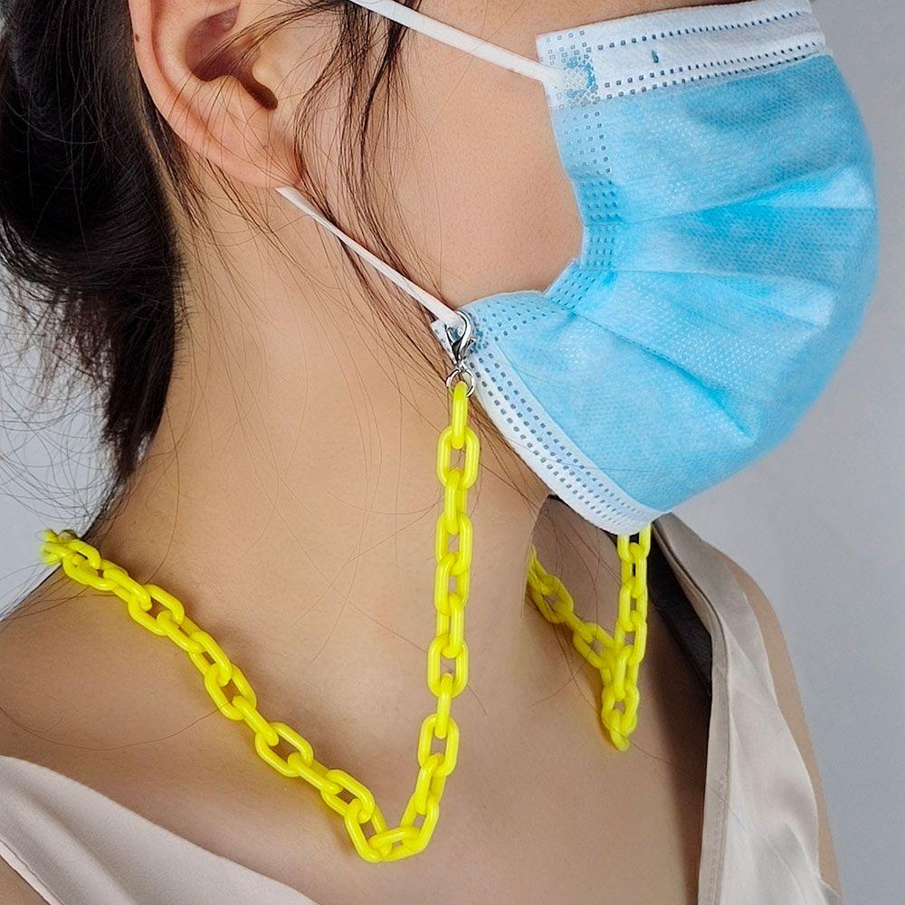 

Office Supplies Adjustable Acrylic Necklace Strap Glasses Chain Sunglasses Lanyards Eyewear Holder 4