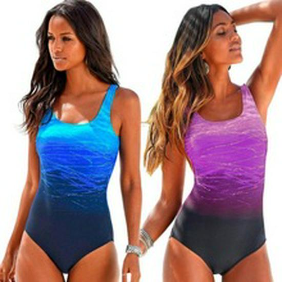 Women's Striped Round Neck Racerback Vest - Sexy Sleeveless Summer Top
