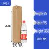 Custom Vertical Rectangular Cardboard Umbrella Packaging Box