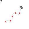 Sweet Love Heart Flower Long Tassel Hairpin Women Streamline Hair Clip Comb