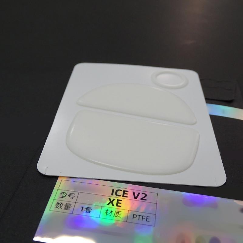 Esportstiger Ice Version Maus Skates Aufkleber Maus Füße Pad Runde Gleiter Gebogene Kanten für VAXEE XE Maus