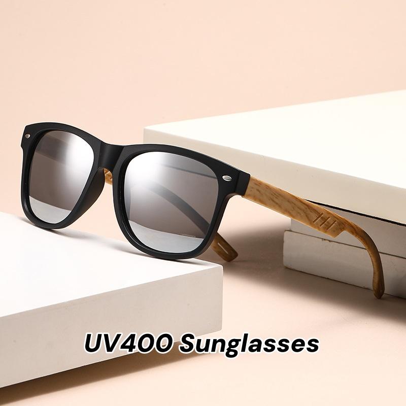 Men Women Wooden Spring Leg Sunglasses Fashion Retro UV400 Protection Sun Glasses Outdoor Driving Sports Eyewear Shades