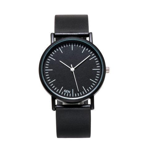 Student Watch Women'S Simple High-Value Leisure College Style Literary Examination Retro Men'S And Women'S Quartz Small Black Watch