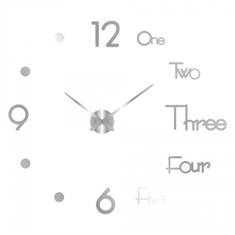 

Nordic Creative and Personalized Diy Clock, Living Room Background Wall Clock, No Need for Drilling, Silent Clock, Bedroom Wall Clock luminous