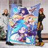 1pc Game L-Lol Theme Blanket - Digital Print, Polyester, Cozy for All Seasons, Perfect for Outdoor, and Travel