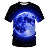 New Nature's Starry Sky Graphic T Shirts Men Fashion Novel Aurora Pattern Tees 3D Printed Casual O-neck Short Sleeve Tops
